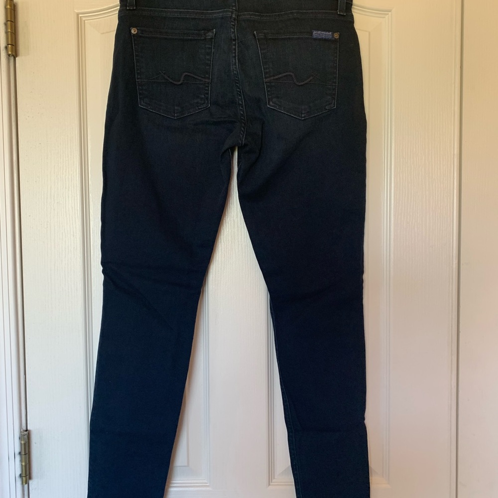 7 For All Mankind Gwenevere Skinny Jeans, Size 30